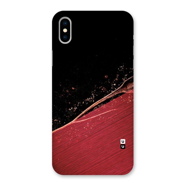 Red Flow Drops Back Case for iPhone XS