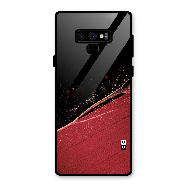Red Flow Drops Glass Back Case for Galaxy Note 9