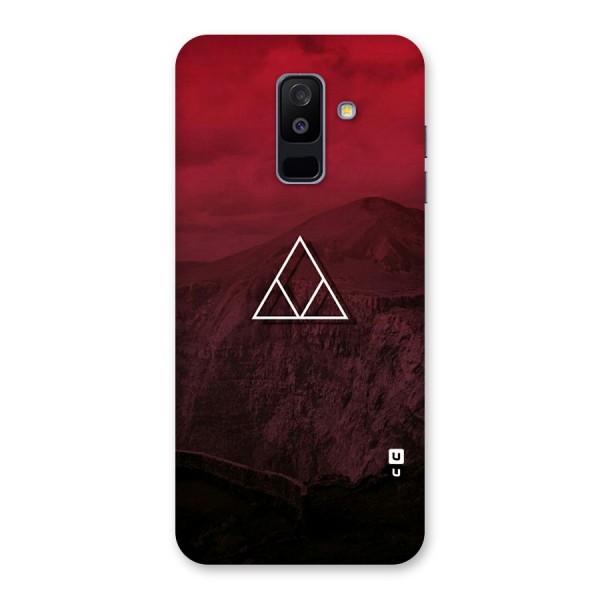 Red Hills Back Case for Galaxy A6 Plus