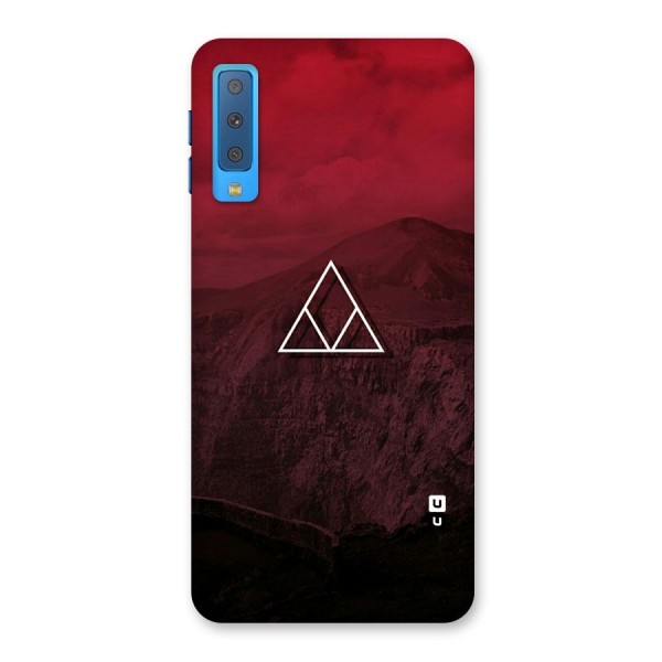 Red Hills Back Case for Galaxy A7 (2018)
