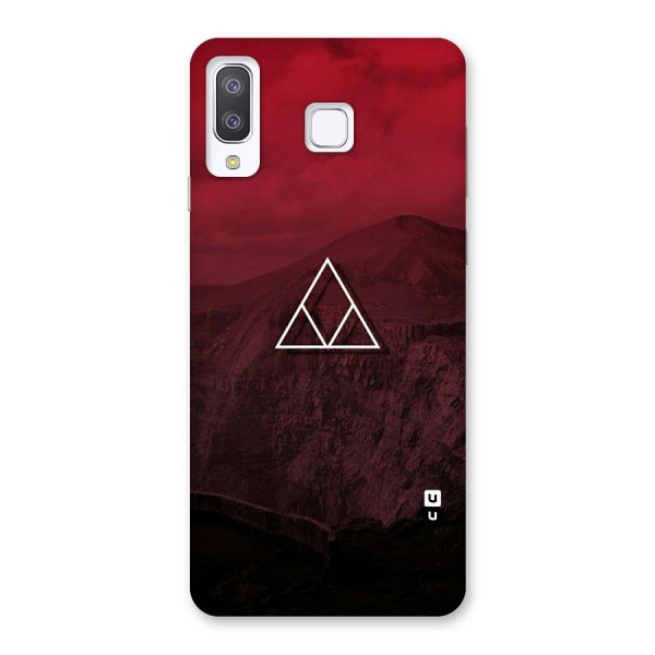 Red Hills Back Case for Galaxy A8 Star