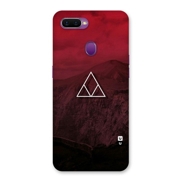 Red Hills Back Case for Oppo F9