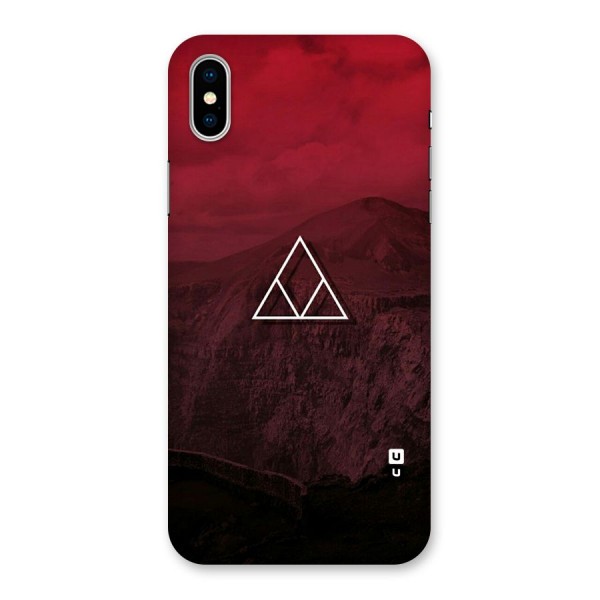 Red Hills Back Case for iPhone XS