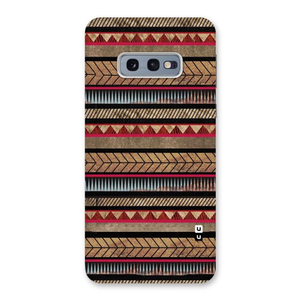 Red Indie Pattern Back Case for Galaxy S10e