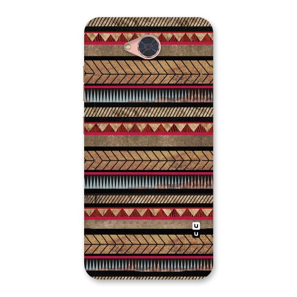Red Indie Pattern Back Case for Gionee S6 Pro
