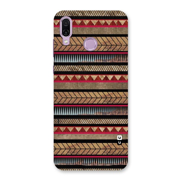 Red Indie Pattern Back Case for Honor Play