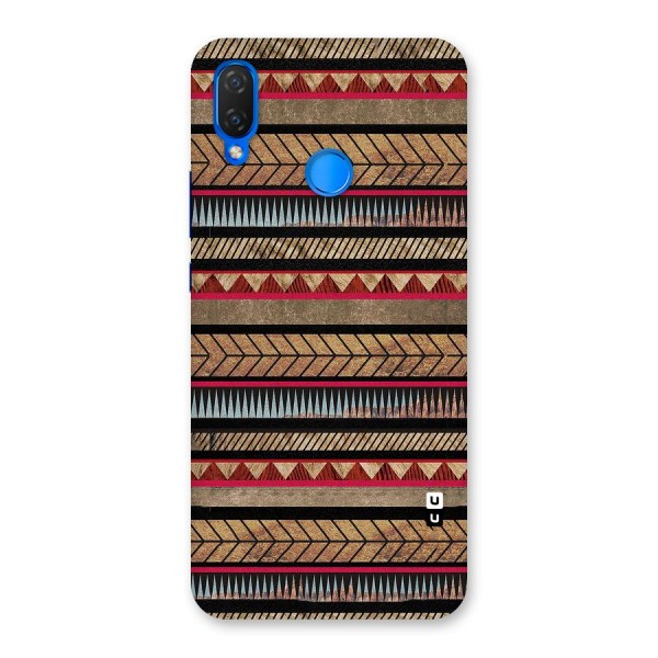 Red Indie Pattern Back Case for Huawei Nova 3i