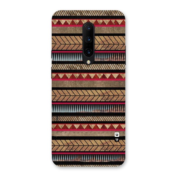 Red Indie Pattern Back Case for OnePlus 7 Pro