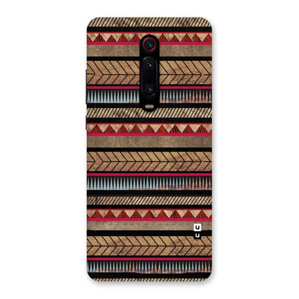 Red Indie Pattern Back Case for Redmi K20 Pro