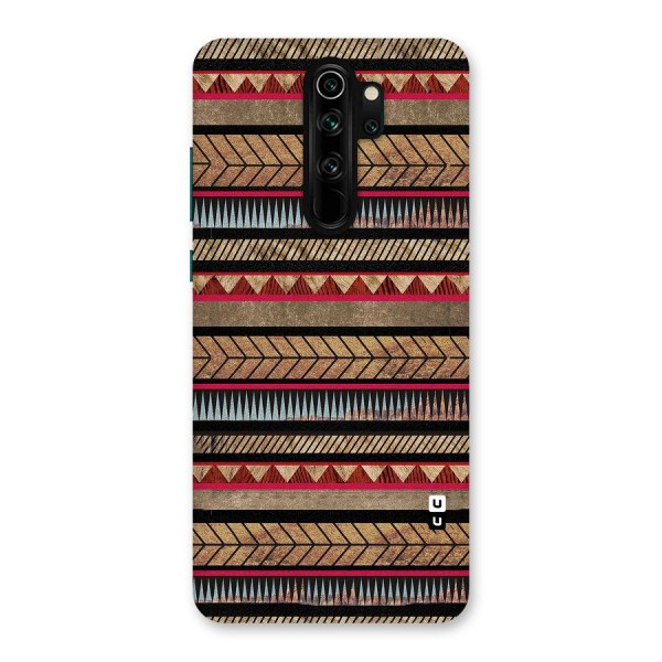 Red Indie Pattern Back Case for Redmi Note 8 Pro