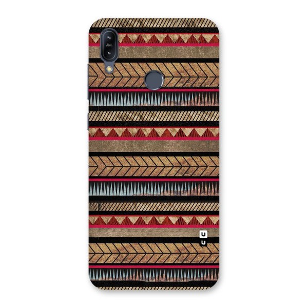 Red Indie Pattern Back Case for Zenfone Max M2