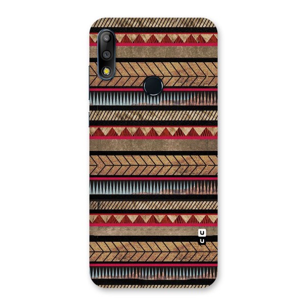 Red Indie Pattern Back Case for Zenfone Max Pro M2