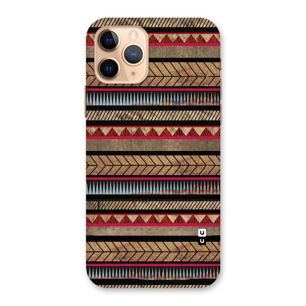 Red Indie Pattern Back Case for iPhone 11 Pro