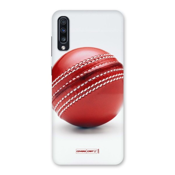 Red International Cricket Ball Back Case for Galaxy A70