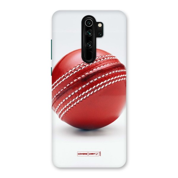 Red International Cricket Ball Back Case for Redmi Note 8 Pro