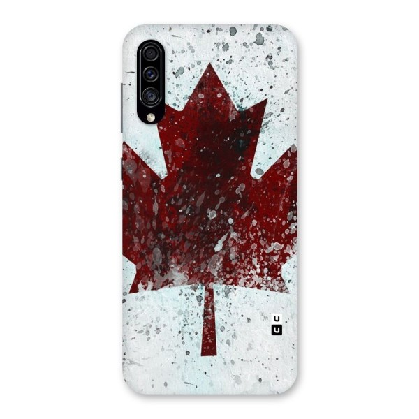 Red Maple Snow Back Case for Galaxy A30s