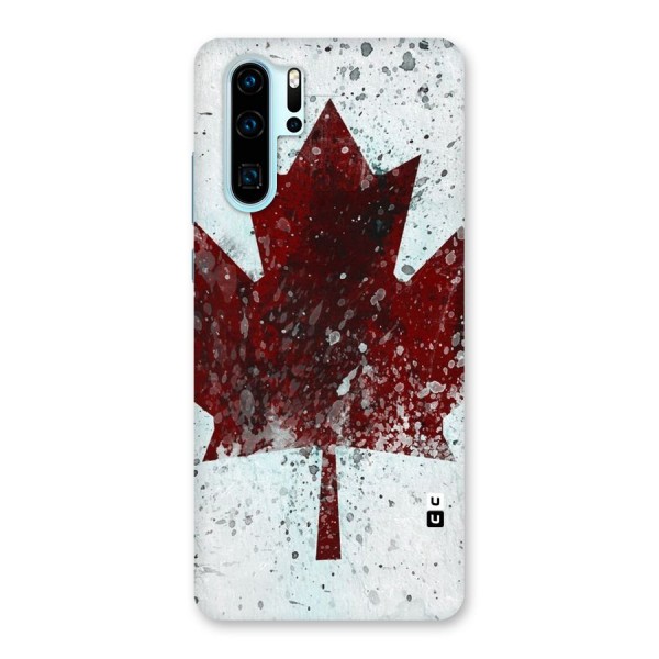 Red Maple Snow Back Case for Huawei P30 Pro