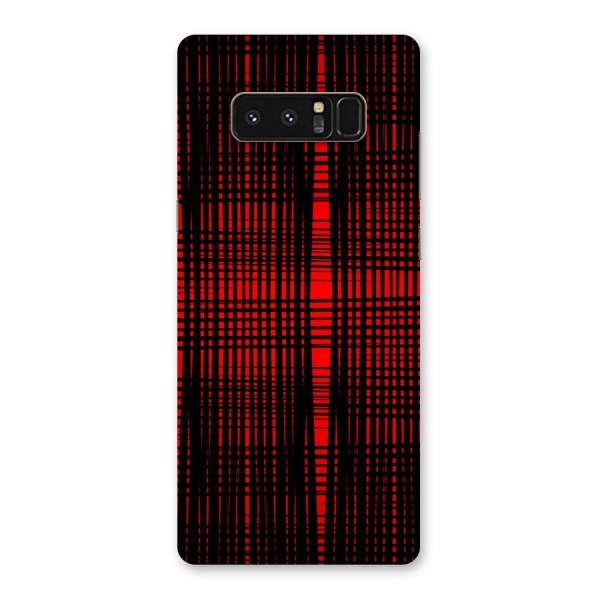 Red Net Design Back Case for Galaxy Note 8