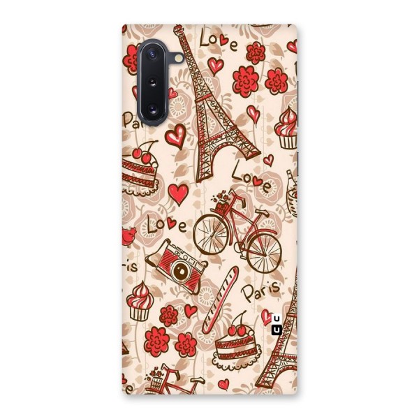 Red Peach City Back Case for Galaxy Note 10