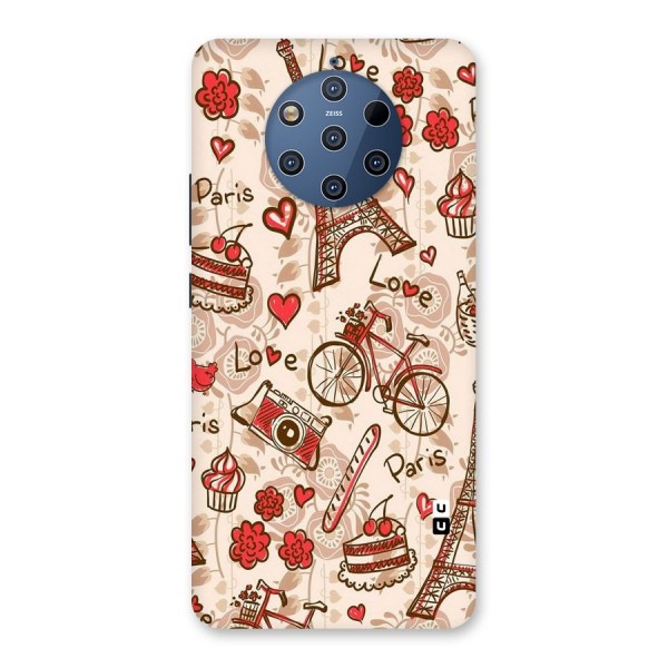Red Peach City Back Case for Nokia 9 PureView