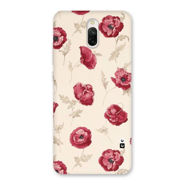 Red Rose Floral Art Back Case for Redmi 8A Dual