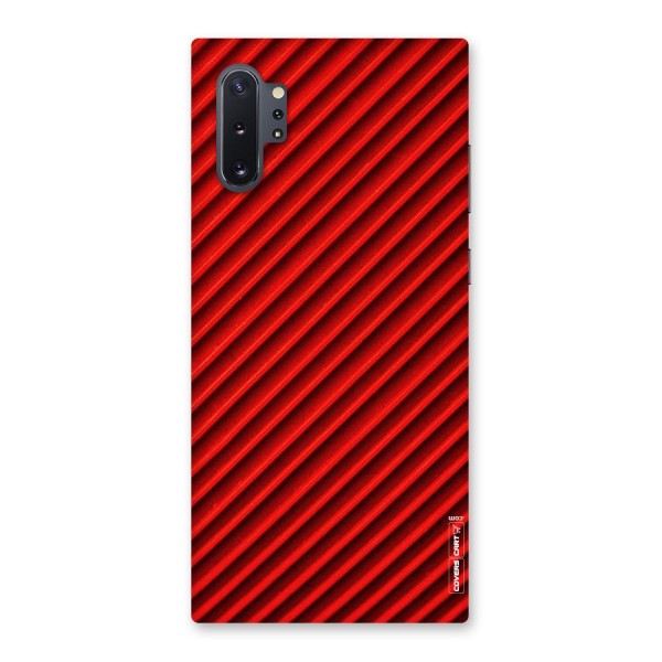 Red Rugged Stripes Back Case for Galaxy Note 10 Plus