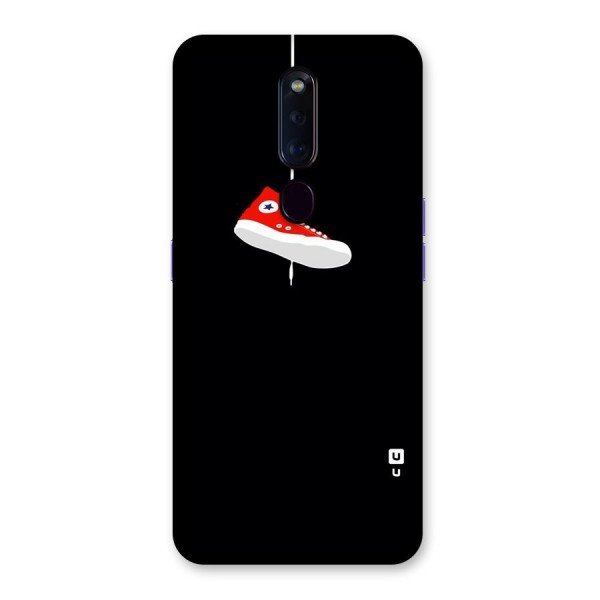 Red Shoe Hanging Back Case for Oppo F11 Pro