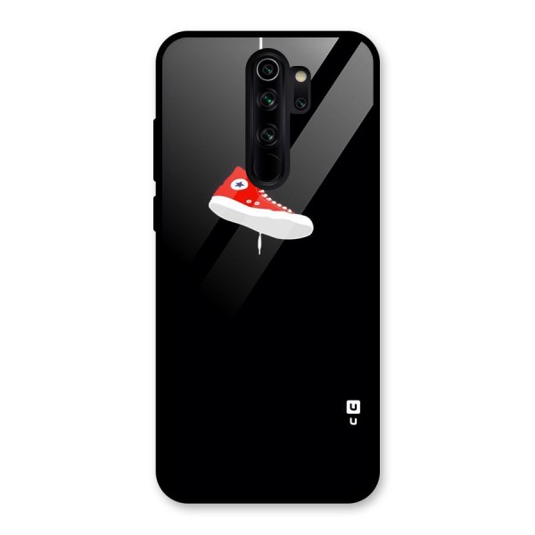 Red Shoe Hanging Glass Back Case for Redmi Note 8 Pro
