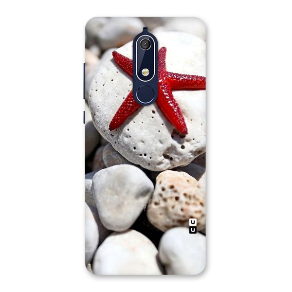 Red Star Fish Back Case for Nokia 5.1