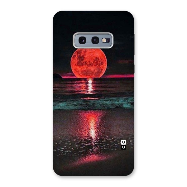 Red Sun Ocean Back Case for Galaxy S10e