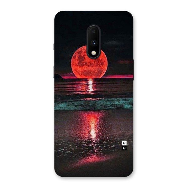 Red Sun Ocean Back Case for OnePlus 7
