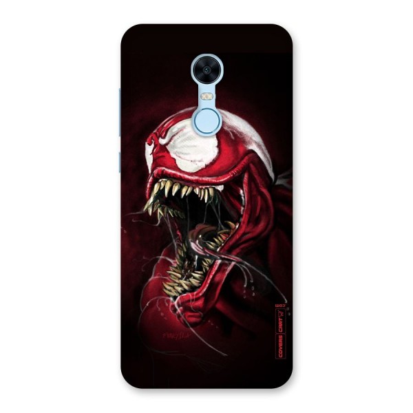 Red Venom Artwork Back Case for Redmi Note 5