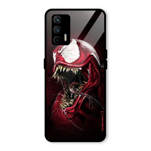 Red Venom Artwork Glass Back Case for Realme GT 5G