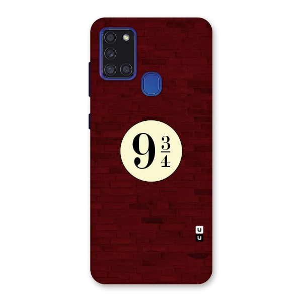Red Wall Express Back Case for Galaxy A21s