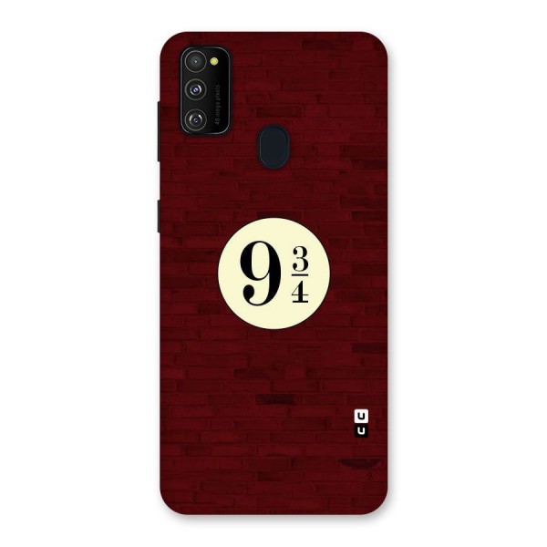 Red Wall Express Back Case for Galaxy M21
