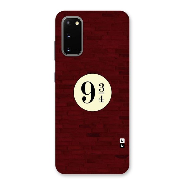 Red Wall Express Back Case for Galaxy S20