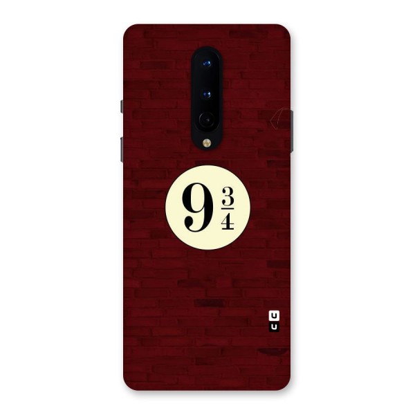 Red Wall Express Back Case for OnePlus 8