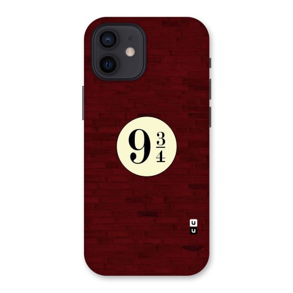 Red Wall Express Back Case for iPhone 12