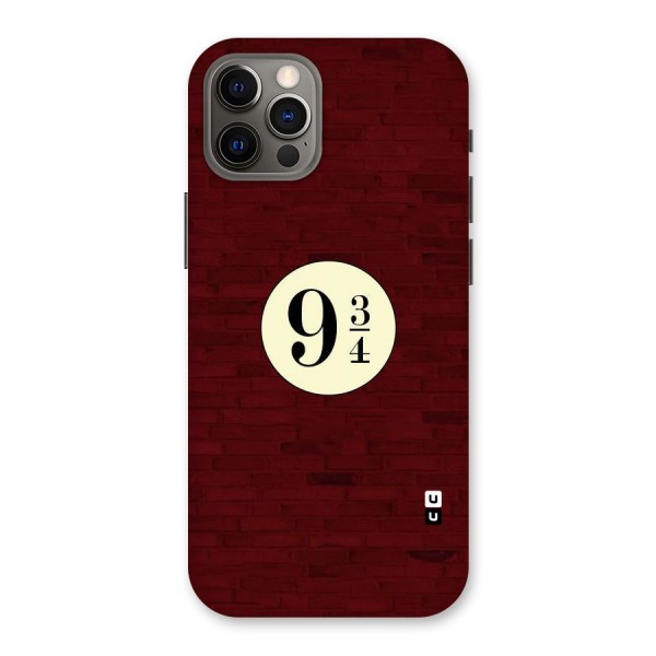 Red Wall Express Back Case for iPhone 12 Pro