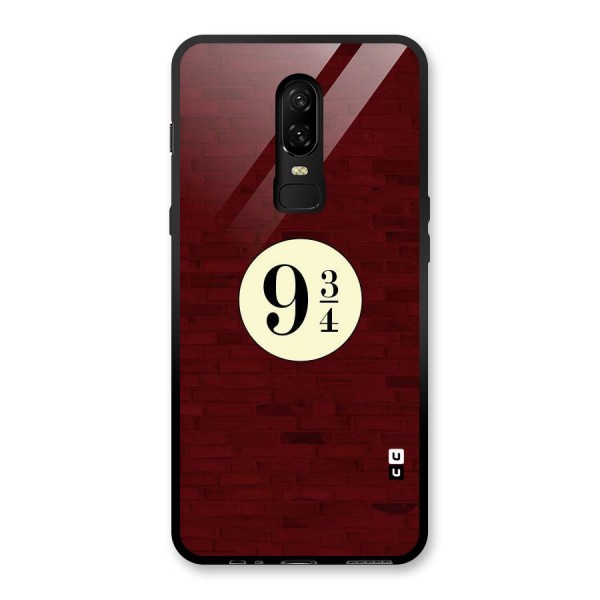 Red Wall Express Glass Back Case for OnePlus 6