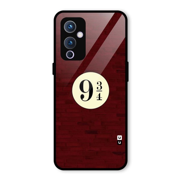 Red Wall Express Glass Back Case for OnePlus 9