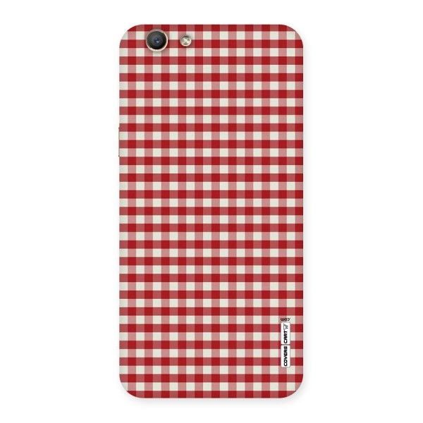 Red White Check Back Case for Oppo A59