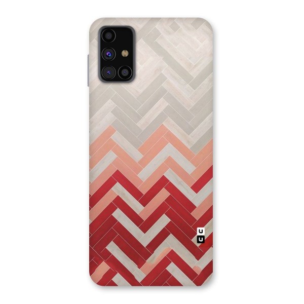 Reds and Greys Back Case for Galaxy M31s