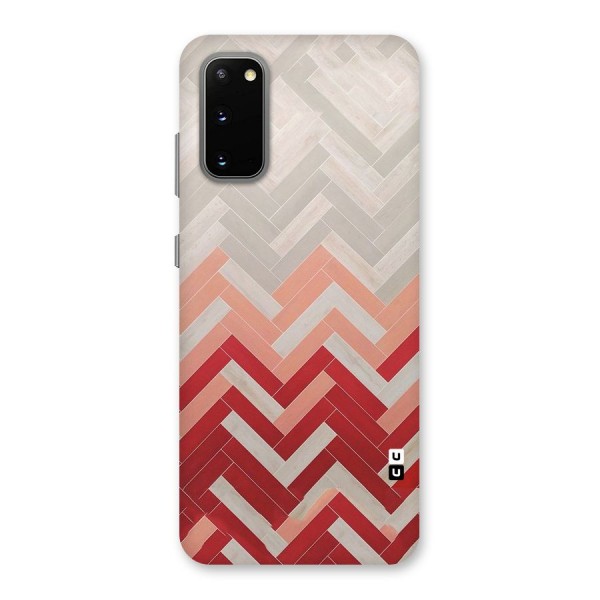 Reds and Greys Back Case for Galaxy S20