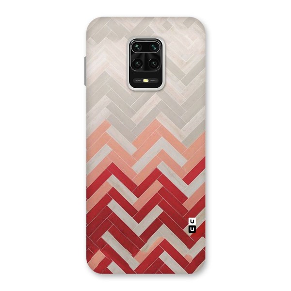 Reds and Greys Back Case for Redmi Note 9 Pro