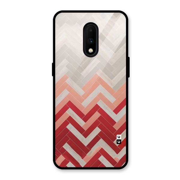 Reds and Greys Glass Back Case for OnePlus 7