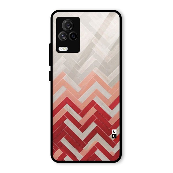 Reds and Greys Glass Back Case for Vivo iQOO 7 Legend 5G