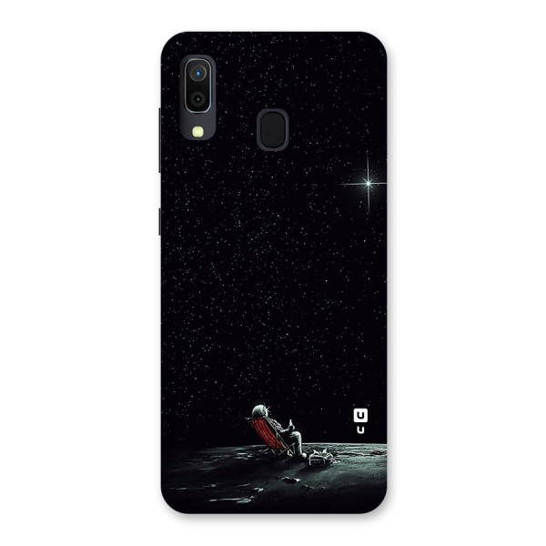 Resting Spaceman Face Back Case for Galaxy A30