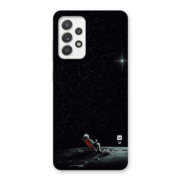 Resting Spaceman Face Back Case for Galaxy A52