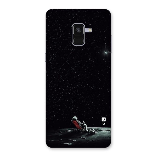 Resting Spaceman Face Back Case for Galaxy A8 Plus